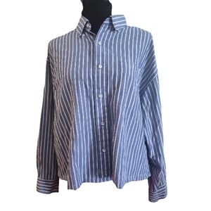 Brooks Brothers Redesigned Assymetrical Oversized Button Down Shirt.